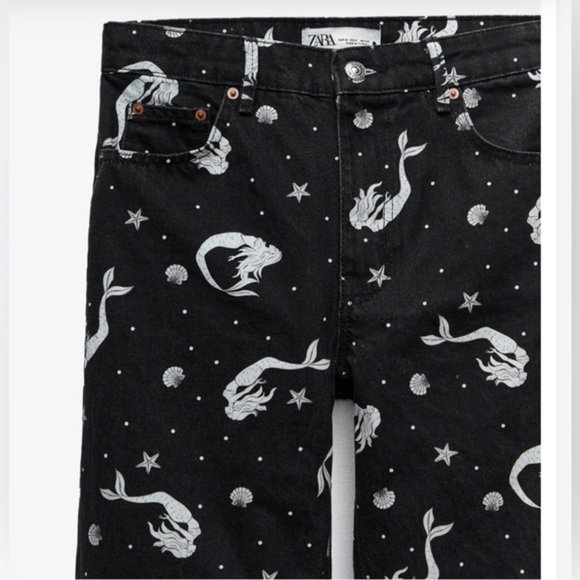 Zara The Trevor full length‎ black “Off The Seas” signature denim jeans size 4 - Picture 3 of 7